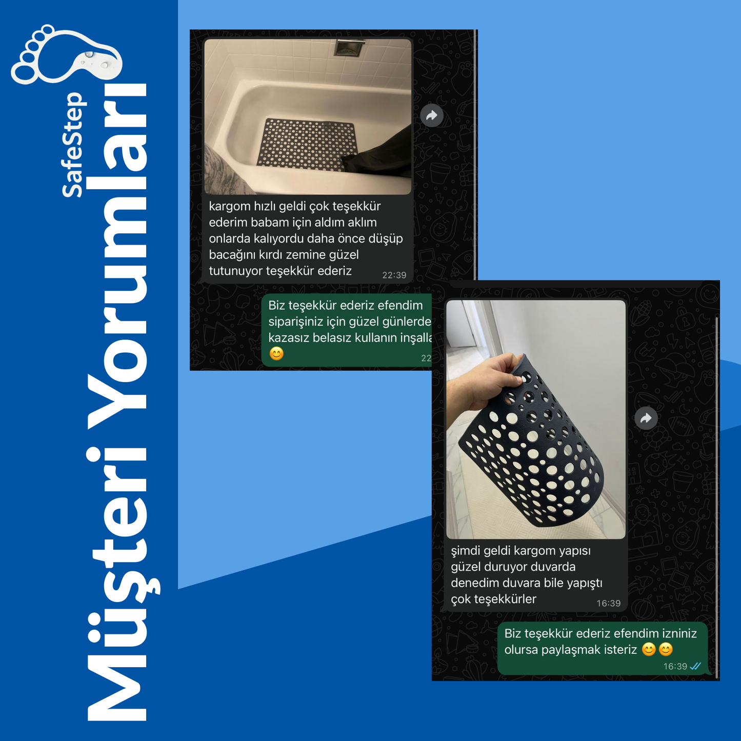 Banyoda Kayma Riskini %90 Azaltan Süper Yapışkan Duş Matı